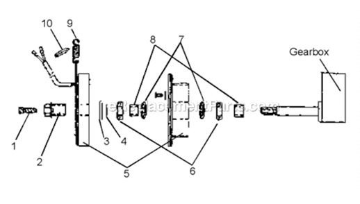 Page F Diagram and Parts List for AL2810  Campbell Hausfeld Paint Sprayer